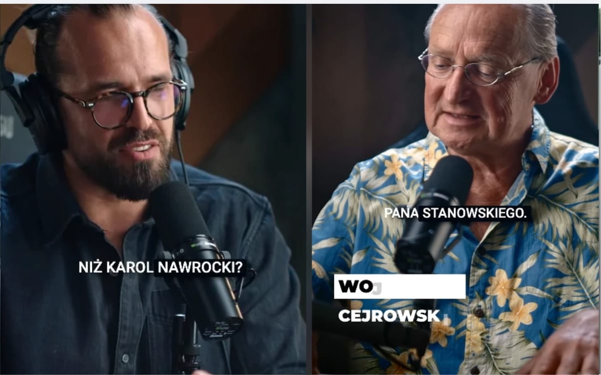 Wojciech Cejrowski tłumaczy, dlaczego Stanowski byłby lepszym prezydentem niż Nawrocki Zdjęcie główne wpisu
