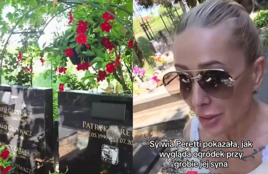 Sylwia Peretti zrobiła "ogródek działkowy" przy grobie syna. "Tutaj bywam, a kiedyś tu zamieszkam" Zdjęcie główne wpisu
