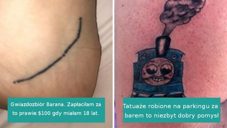 Ci ludzie nie do końca przemyśleli swoje tatuaże. Nie zawsze warto oszczędzać Zdjęcie główne wpisu