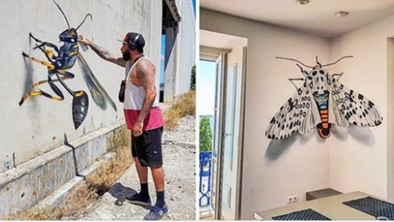 Uliczny artysta tworzy niesamowite graffiti 3D. Ciężko odróżnić jego prace od rzeczywistości Zdjęcie wpisu