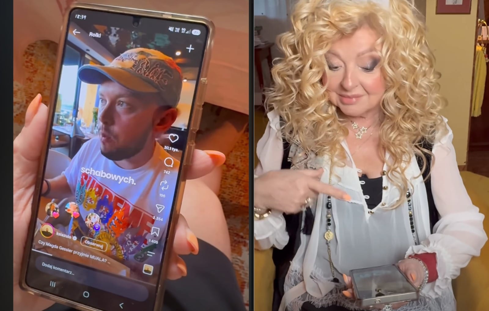 Magda Gessler ogląda Książula zachwycającego się jedzeniem w jej restauracji. Kulinarna incepcja Zdjęcie wpisu