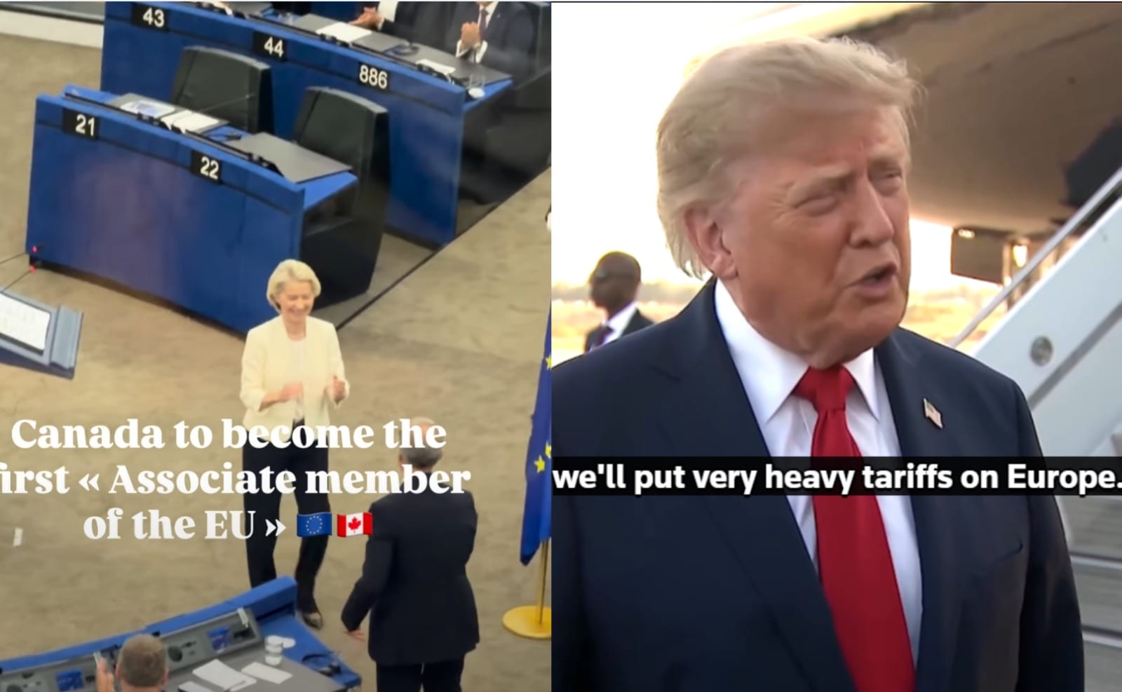 Kanada może zostać „pierwszym członkiem stowarzyszonym Unii Europejskiej”. W odpowiedzi Trump grozi Europie większymi cłami Zdjęcie wpisu