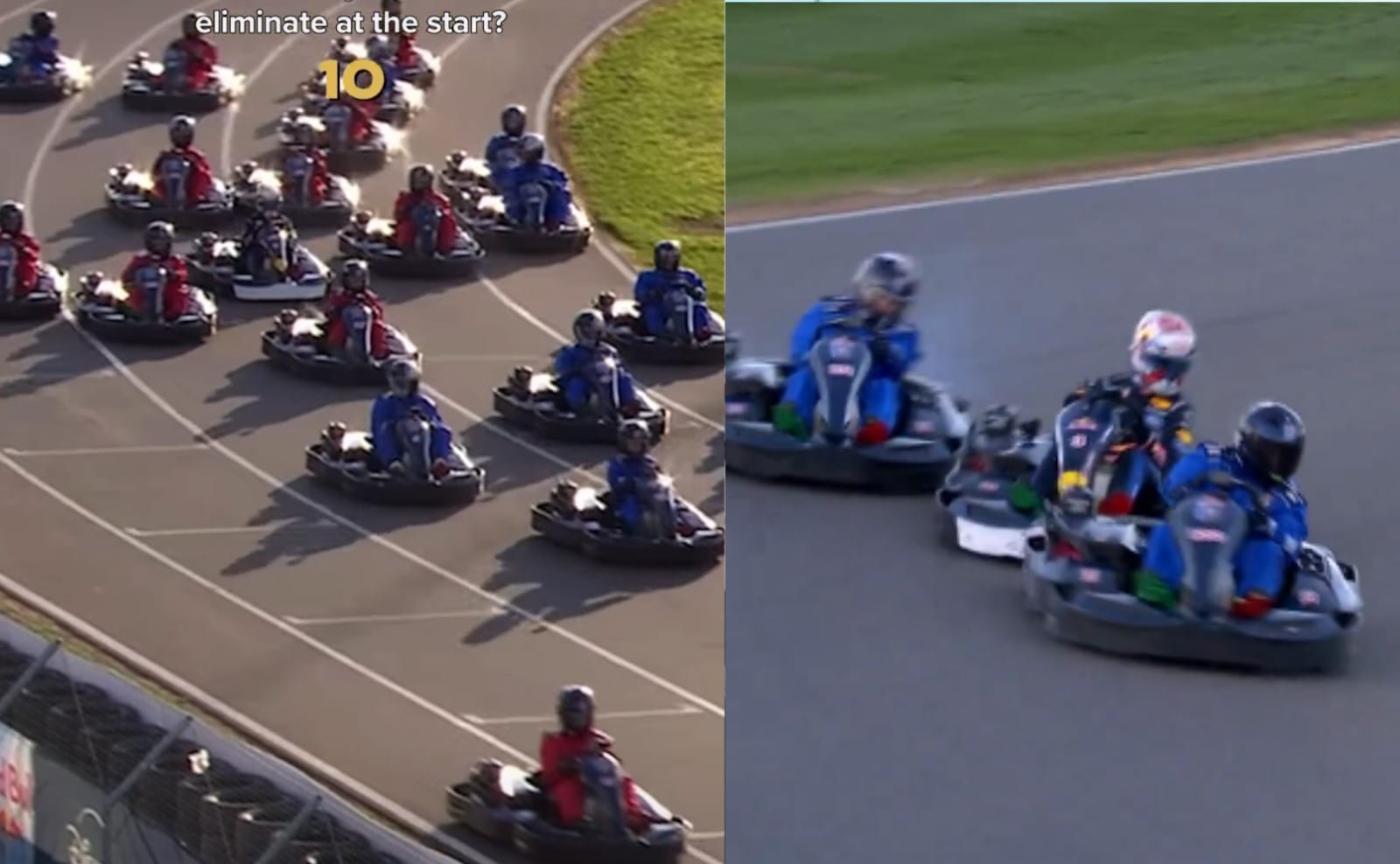 64 pozycje zyskał w trakcie pierwszego okrążenia. Max Verstappen vs 100 amatorów na gokartach Zdjęcie wpisu