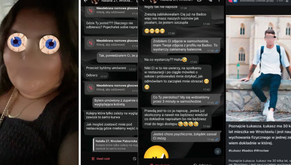Miała skłamać na temat swojego wyglądu. Gdy zrezygnował z randki oskarżyła go o molestowanie. Sprawa ma mieć finał w sądzie. Zdjęcie wpisu