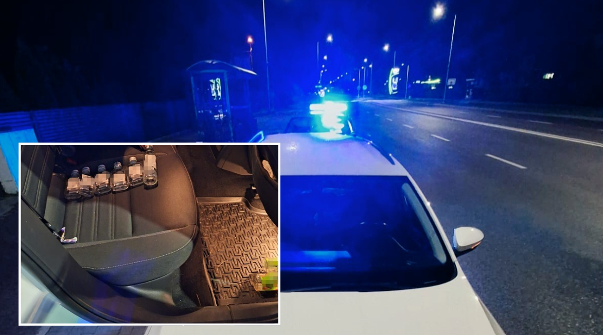 Kompletnie pijany 36-latek jechał całą szerokością jezdni. Zatrzymał go policjant po służbie Zdjęcie wpisu