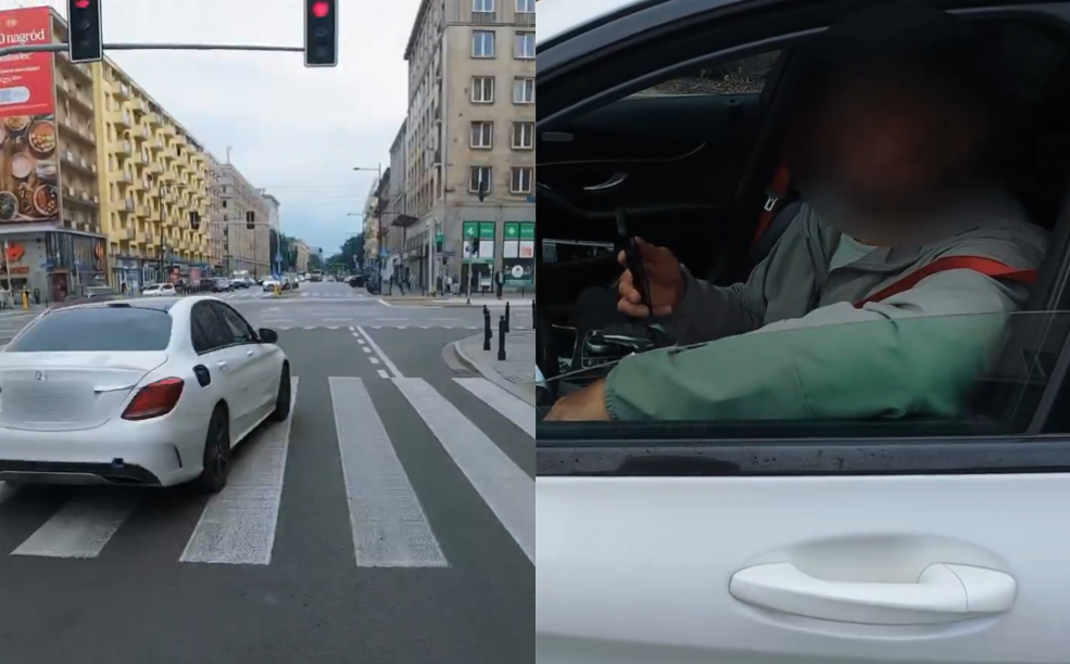 „Następnym razem Cię w pizdu rozjadę” Spotkanie kierowcy Mercedesa z użytkownikiem „elektryka” Zdjęcie wpisu