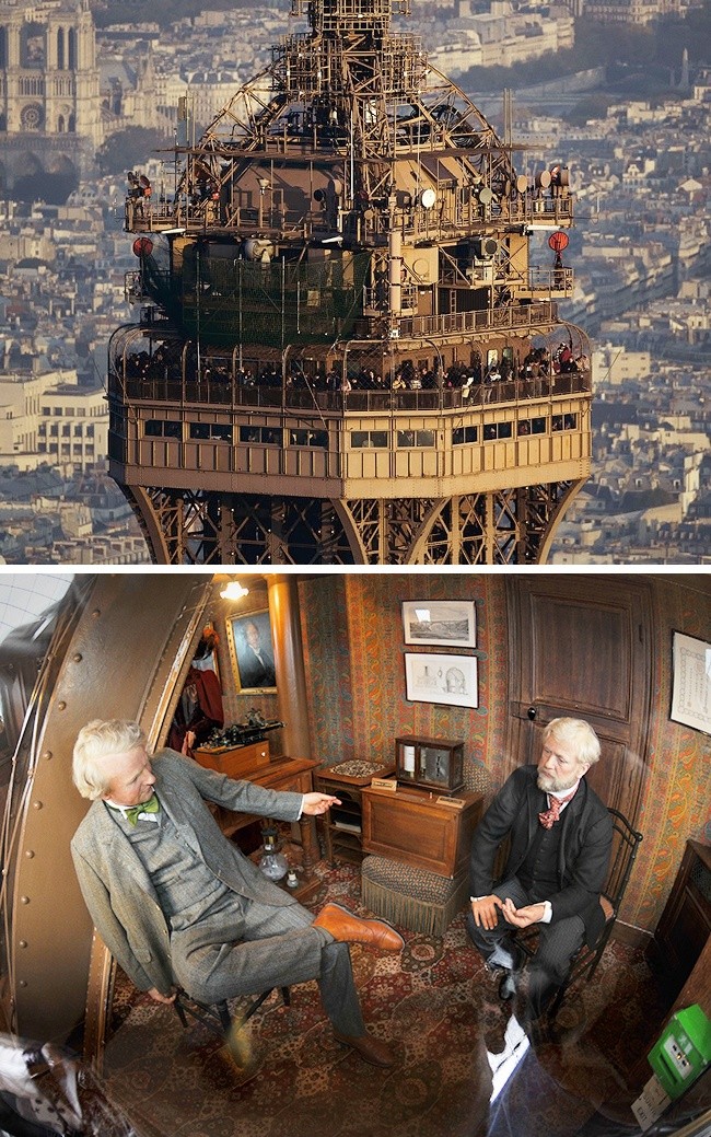 1. Apartament na najwyższym piętrze Wieży Eiffela