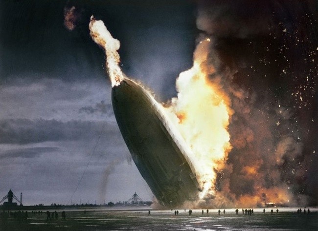 15.  Katastrofa Hindenburga, 1937.