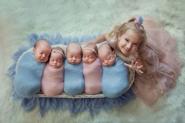 Ten niesamowity poród trafił do historii, jako że to pierwszy przypadek urodzenia pięcioraczków na Ukrainie.