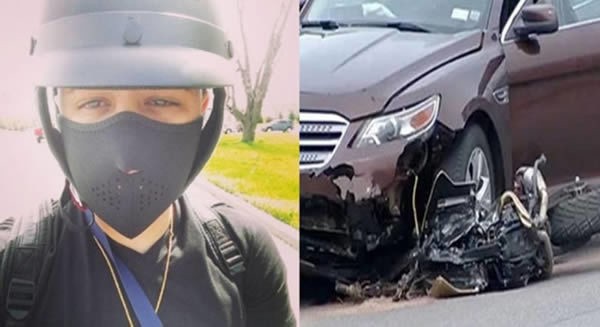 1Jadiel  Chłopak zrobił sobie zdjęcie w trakcie jazdy. Gdy próbował je wysłać, brak skupienia na drodze doprowadziły do śmiertelnego wypadku.