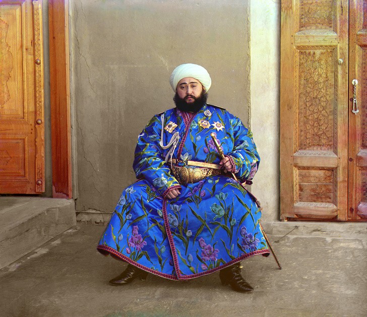 15. Mohammed Alim Khan, ostatni bezpośredni potomek Czyngis-chana władający własnym królestwem, 1911