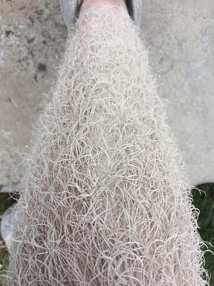 1. Moja noga pokryta pyłem po 15-minutowym szlifowaniu kamieni