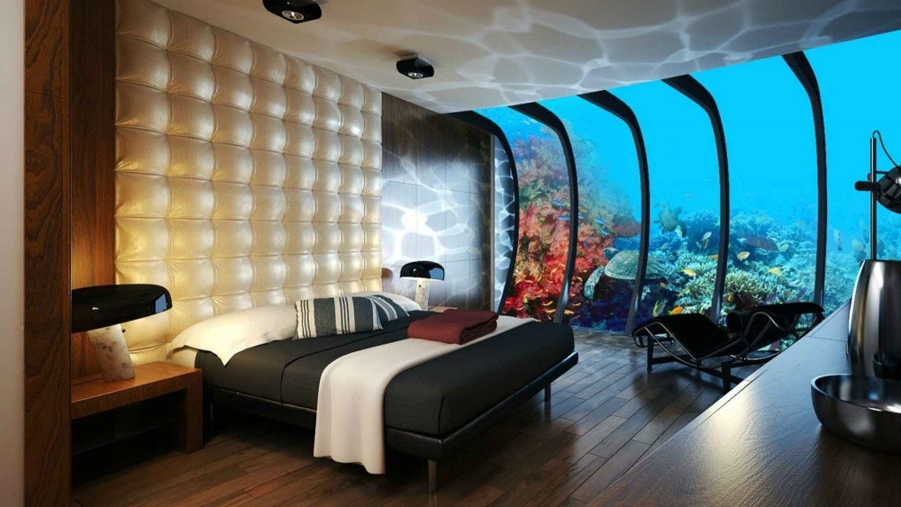 Pokój w podwodnym hotelu, Dubaj