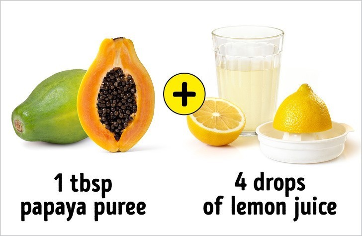 5. Sok z cytryny i papaja