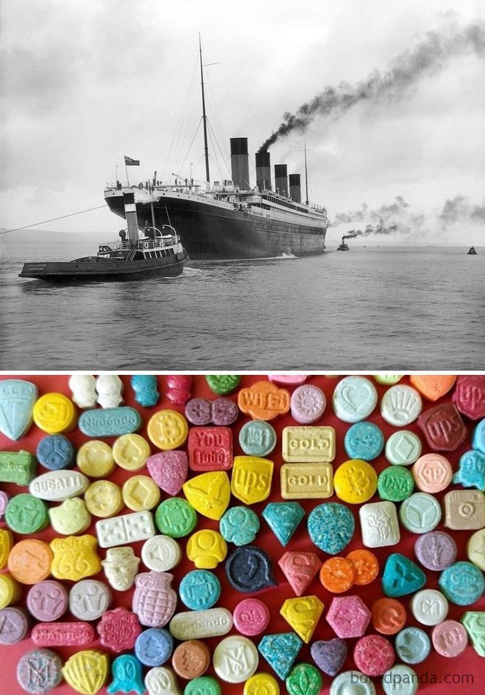 13. Ecstasy wynaleziono w tym samym roku, w którym zatonął Titanic (1912)