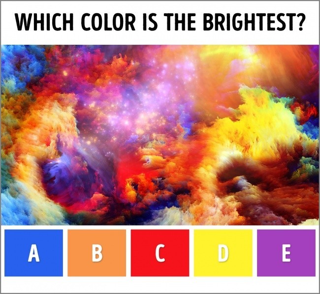 8. Który z kolorów jest najjaśniejszy?