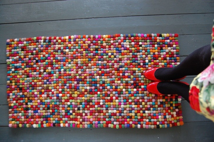 Kolorowy dywan