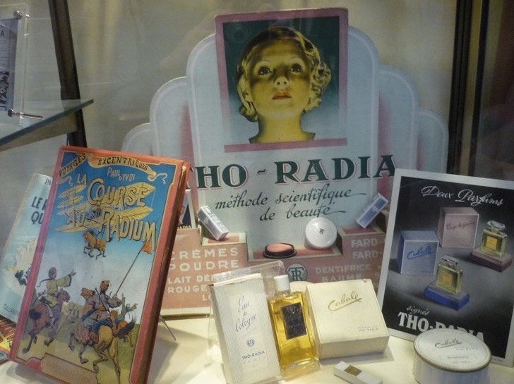 5. Kosmetyki na bazie radioaktywnych pierwiastków (lata 30 XX wieku)
