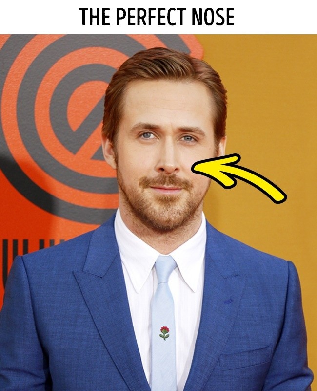 8. Ryan Gosling (87.48%) - idealny nos