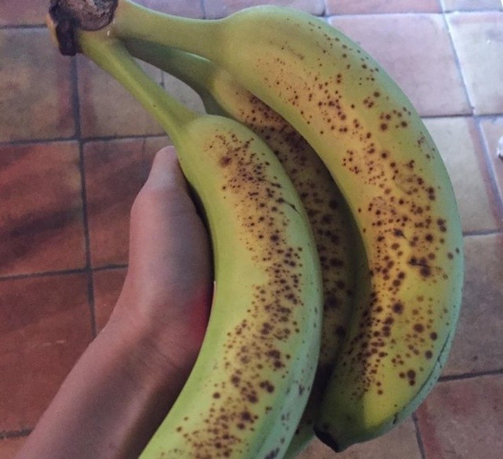 11. Te banany są jednocześnie niedojrzałe i przejrzałe.
