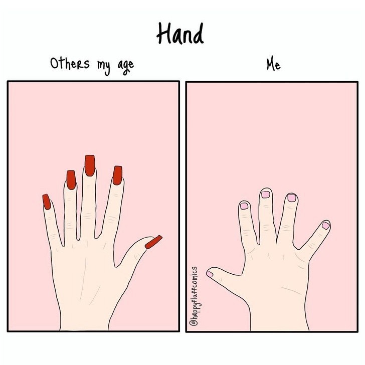 13. Dłonie – inne kobiety w moim wieku vs ja