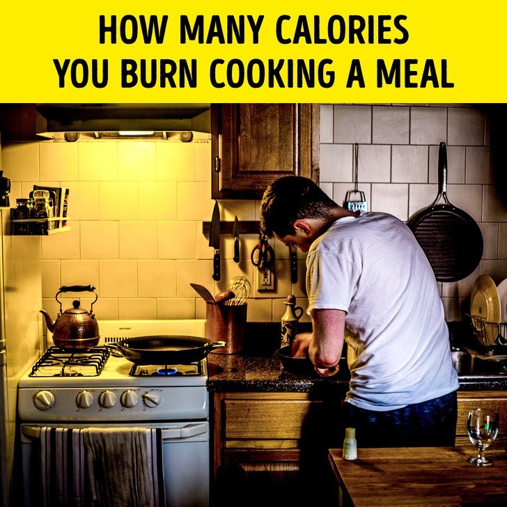 9. Ile kalorii spalisz poprzez gotowanie