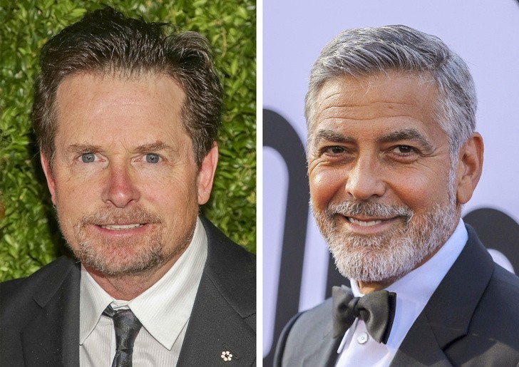 Michael J. Fox i George Clooney: 57 lat