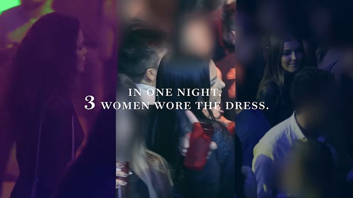 Podczas eksperymentu, 3 kobiety udały się do klubu nocnego w Sao Paulo, mając na sobie sukienki z czujnikami.