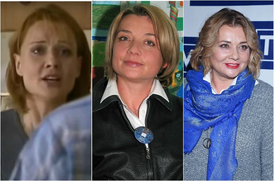 11. Małgorzata Ostrowska-Królikowska, serialowa Grażyna Lubicz, w latach 1997, 2003 i obecnie.