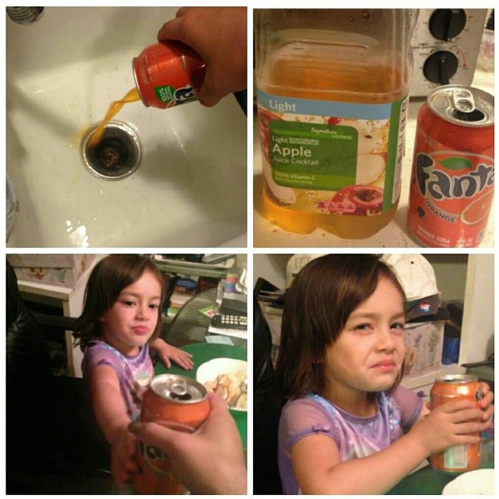 Gdy namawiasz dziecko na zdrowy sok 