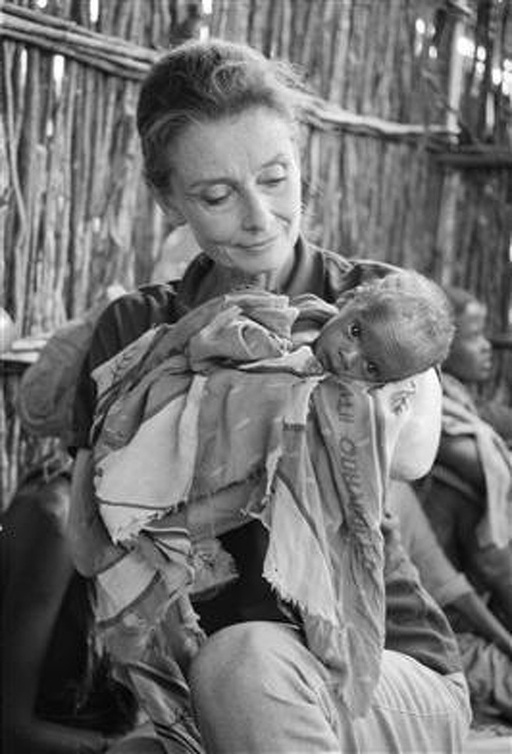 Audrey Hepburn podczas swojej ostatniej misji UNICEF.