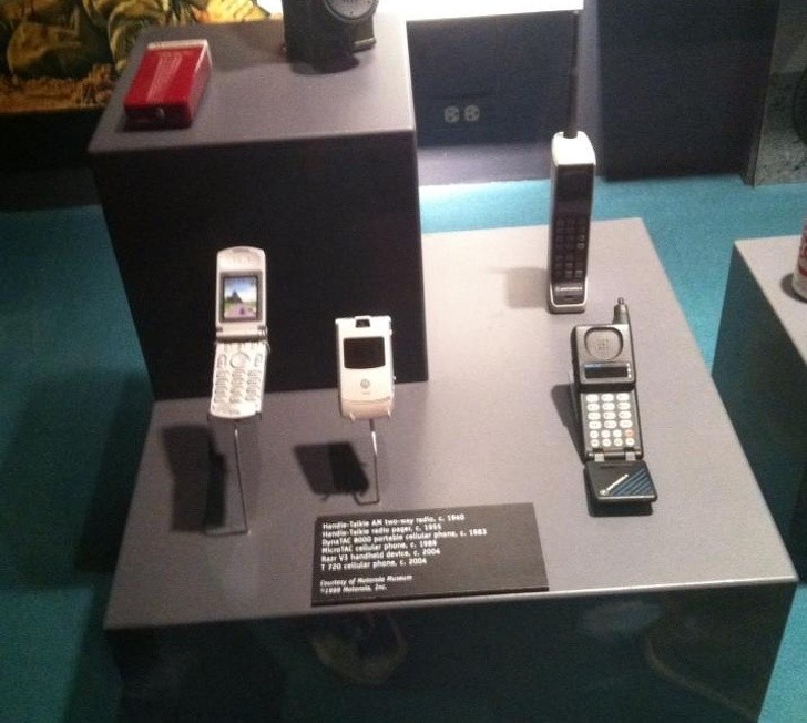 Stara Motorola w muzeum.