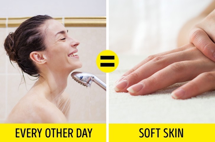 8. Rzadsze branie prysznica: zmiękcza skórę i zachowuje dobre bakterie