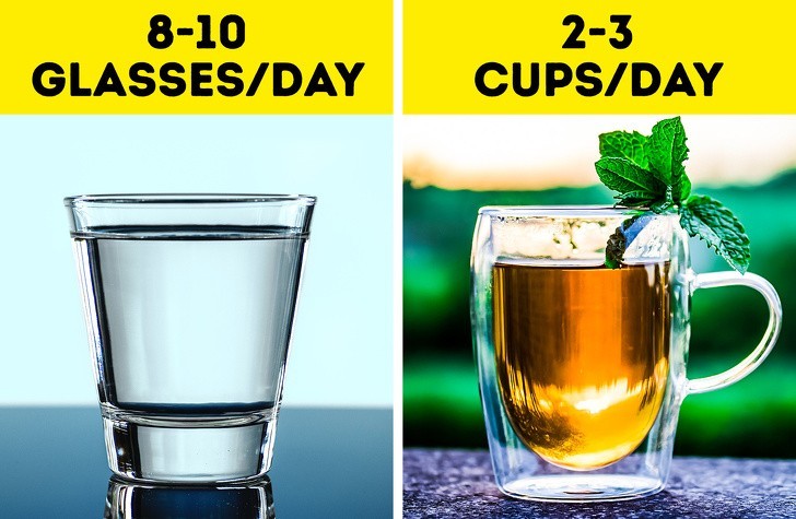 7. Pij dużo wody i zielonej herbaty