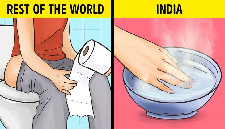 1. Brak papieru toaletowego, Indie