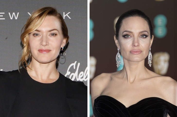 6. Kate Winslet i Angelina Jolie - 43 lata