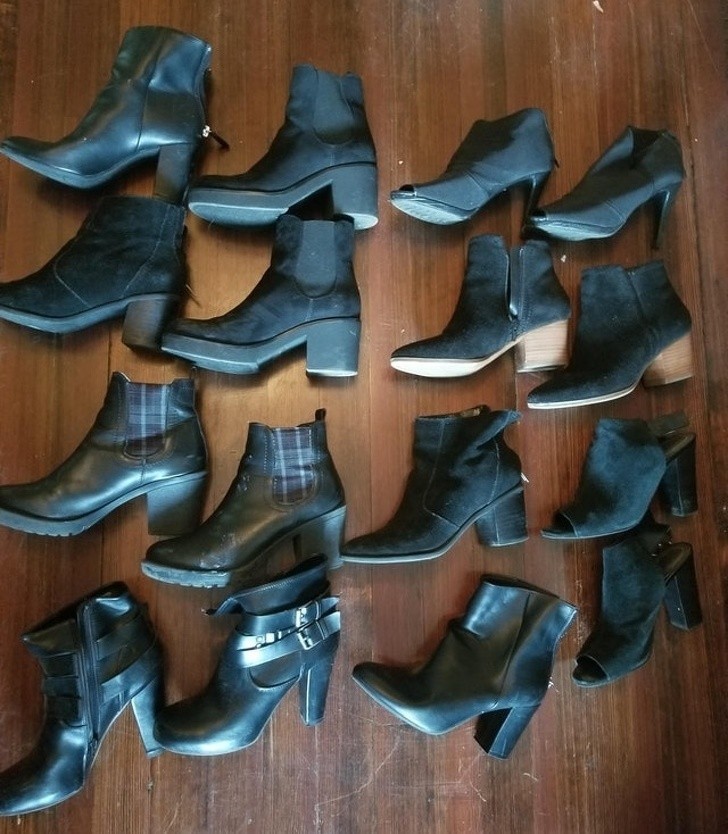 „Moja dziewczyna narzeka, że zawsze kupuję sobie praktycznie takie same buty, podczas gdy...”