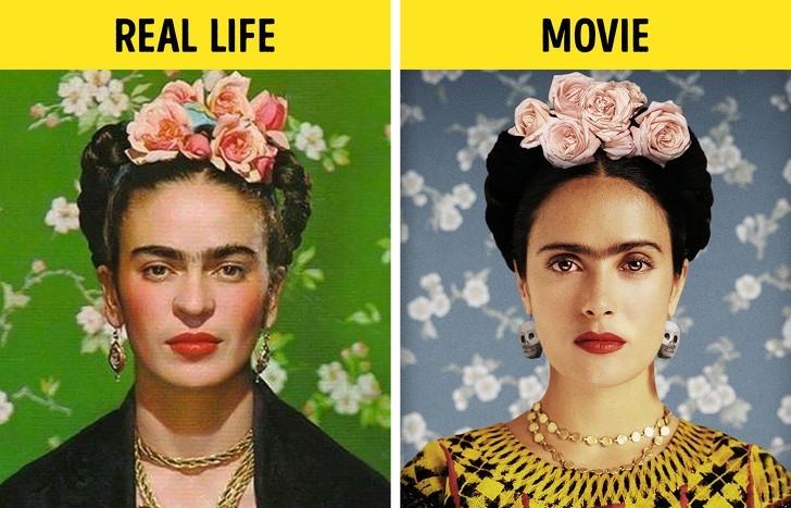 Salma Hayek jako Frida Kahlo, "Frida"