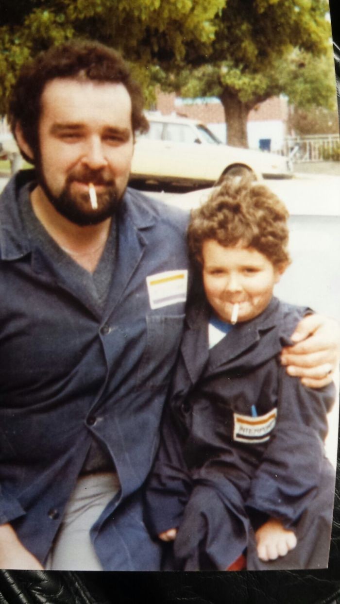 To mój tata i ja... ubrany jak mój tata, 1982.