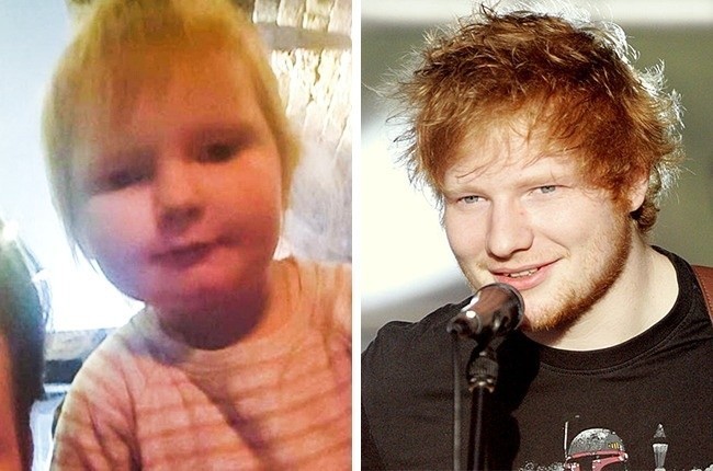 1. Ten dwulatek wygląda jak Ed Sheeran.
