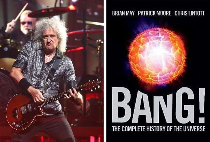 12. Gitarzysta Brian May to astrofizyk i współautor książki o powstaniu wszechświata.