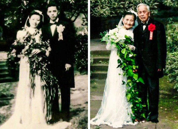 Odtworzenie zdjęcia ślubnego po 70 latach.