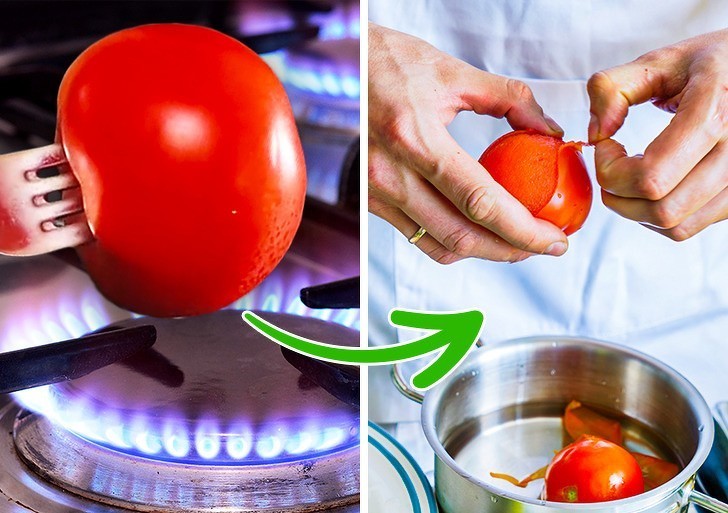 1. Obierz pomidory szybko i łatwo.