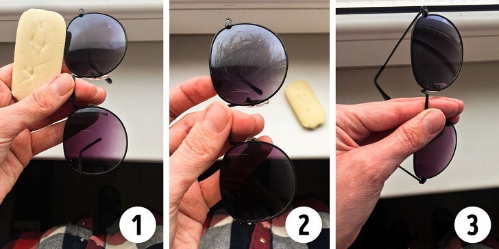 7. Wypoleruj okulary przeciwsłoneczne i uodpornij je na parowanie.