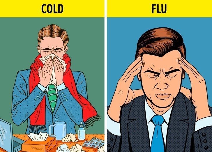 1. Przeziębienie może przerodzić się w grypę