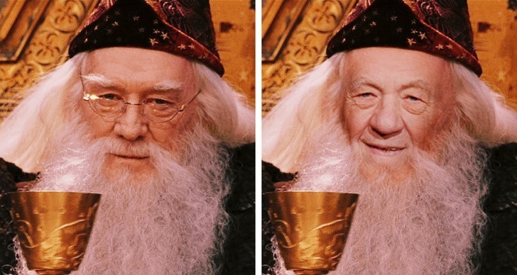 5. Ian McKellen jako Profesor Dumbledore