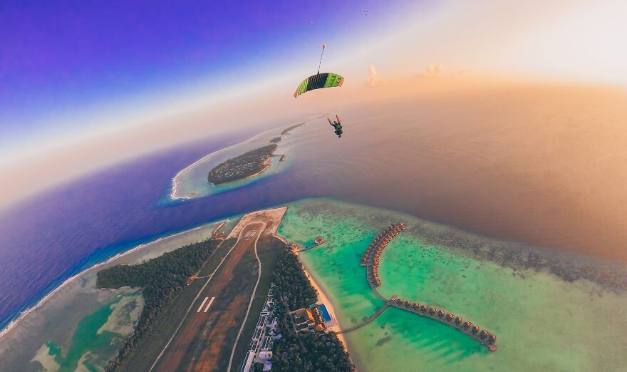 "Malediwy z lotu ptaka"