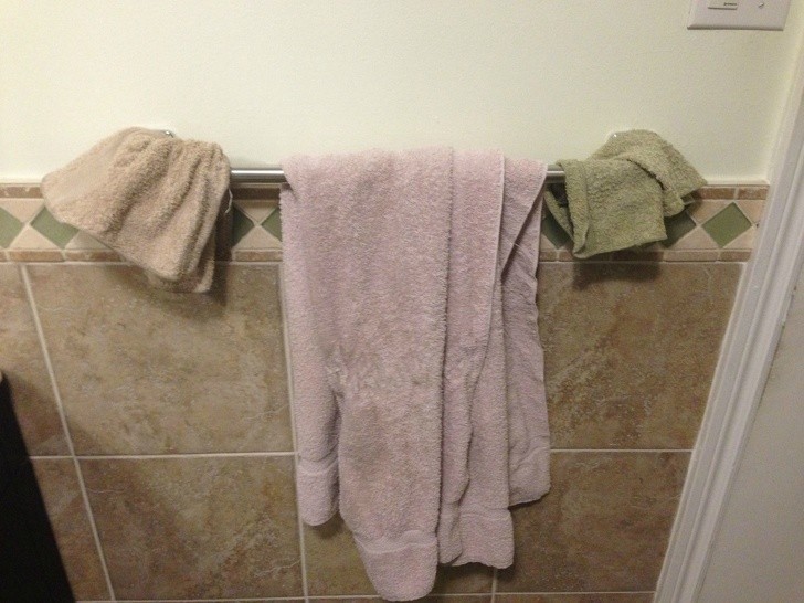 6. Niechlujne ręczniki