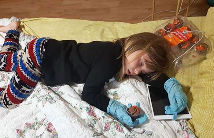 "Poszłam sprawdzić co robi córka."