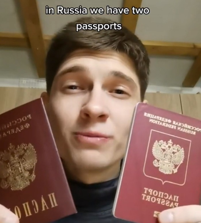 W Rosji używamy dwóch różnych paszportów.